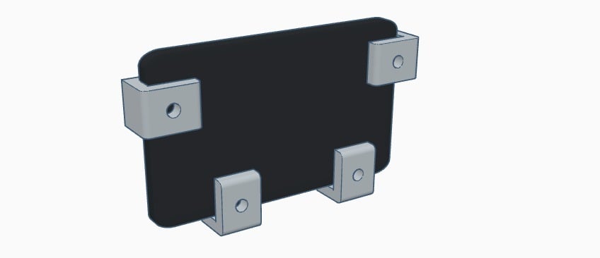 Vægmontering til tablet/telefon med Clips - Under 1,1 cm tykkelse