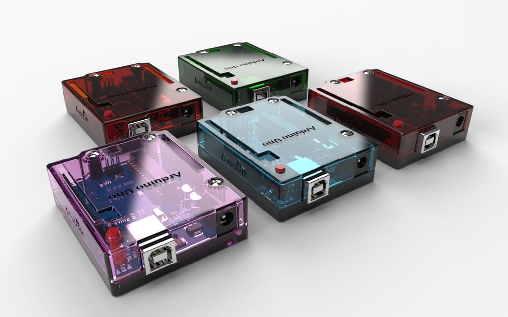3D-printbar etui til Arduino Uno
