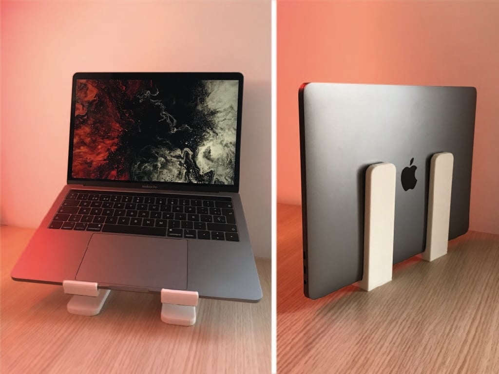 2-positioners laptopstand til MacBook Pro 13"