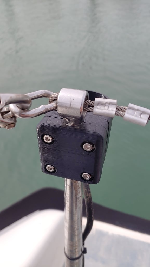 Lavprofil VHF Antenne Holder til Yacht Rækværk