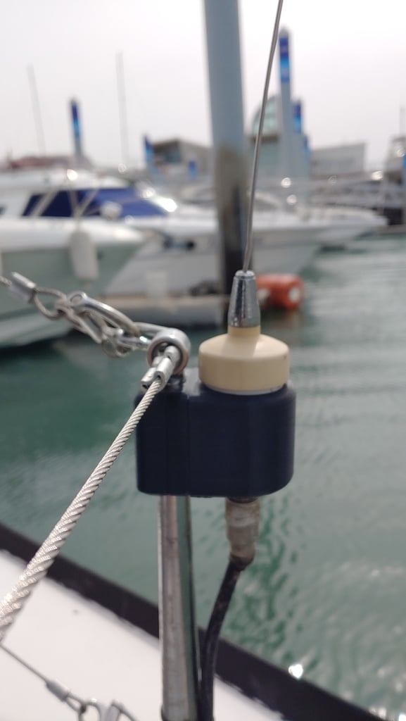 Lavprofil VHF Antenne Holder til Yacht Rækværk