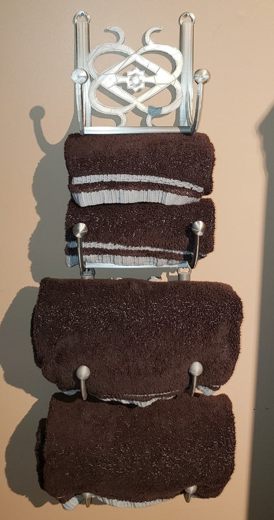 Sammenkoblet håndklædeholder til badeværelser