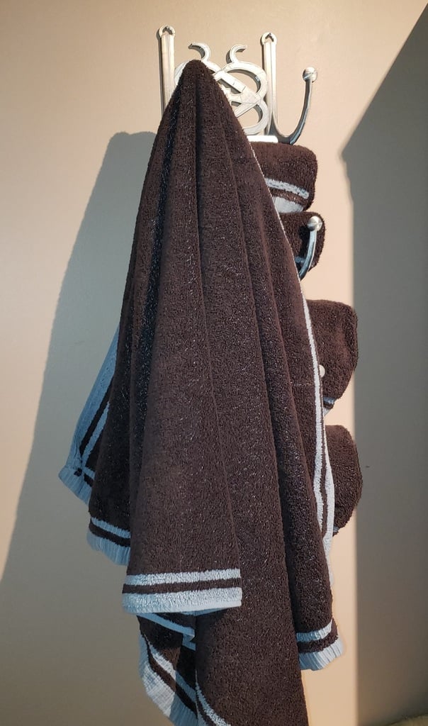 Sammenkoblet håndklædeholder til badeværelser