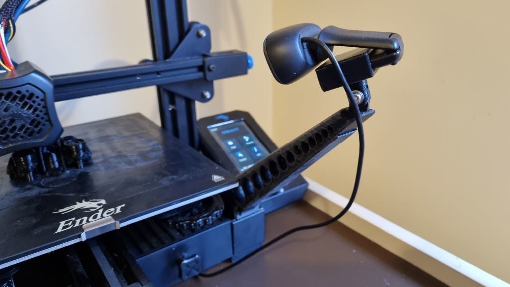 Logitech webcam-adapter til Ender3v2 arm