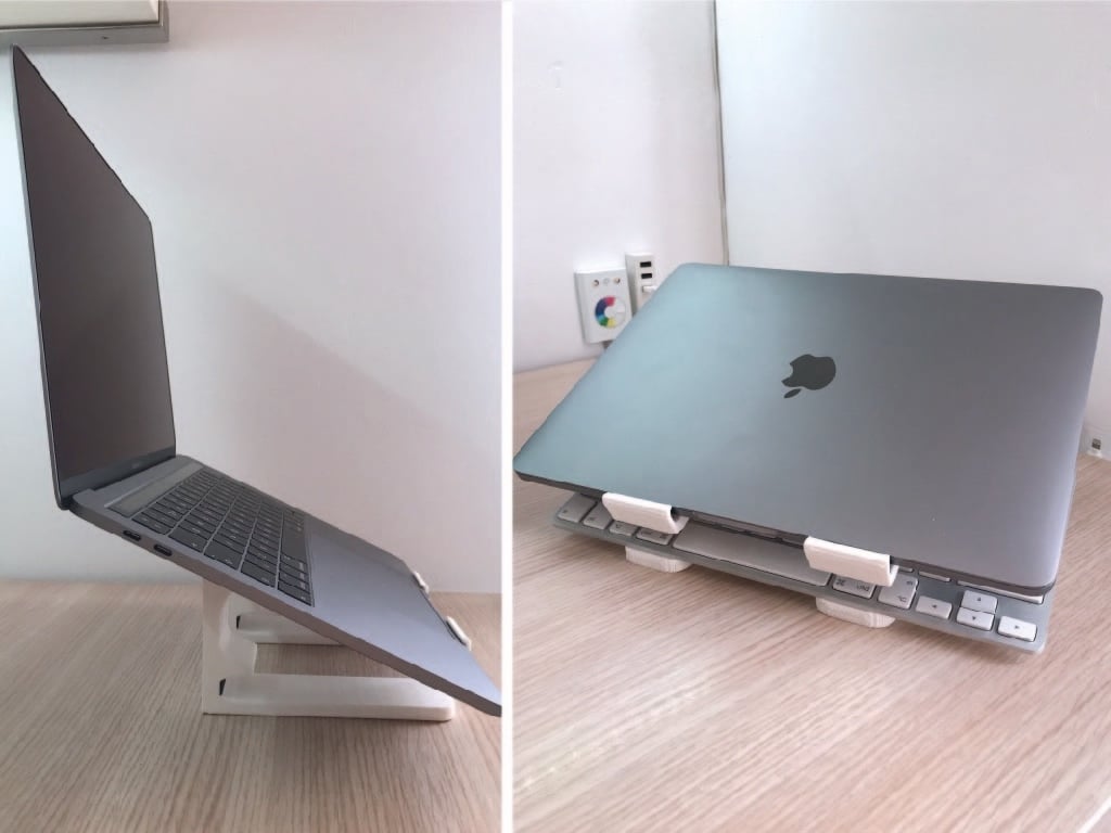 2-positioners laptopstand til MacBook Pro 13"