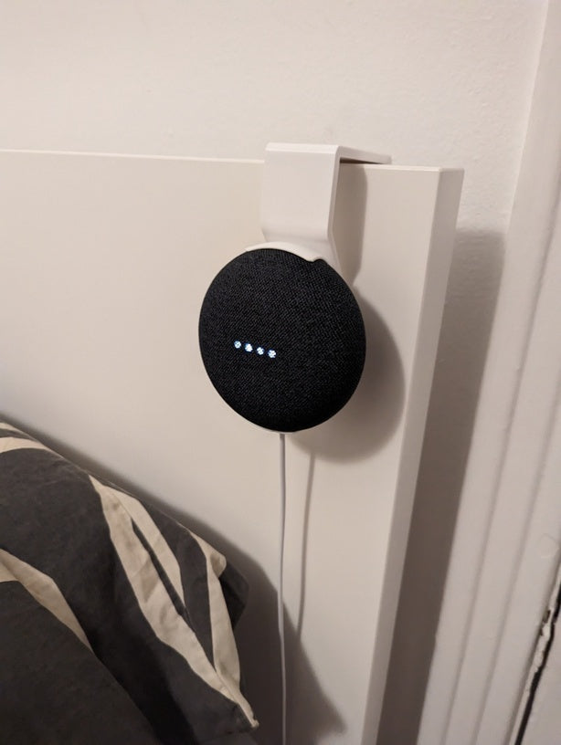 Google Home Mini / Nest Mini Holder til Ikea Malm Seng