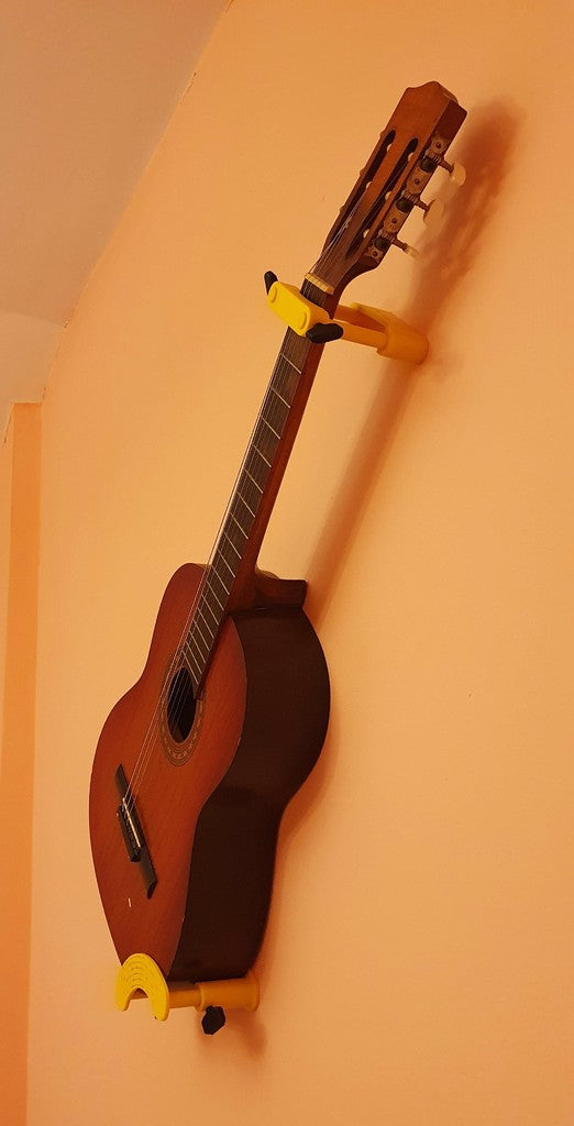 Vægmonteret guitarrack justerbar til alle størrelser