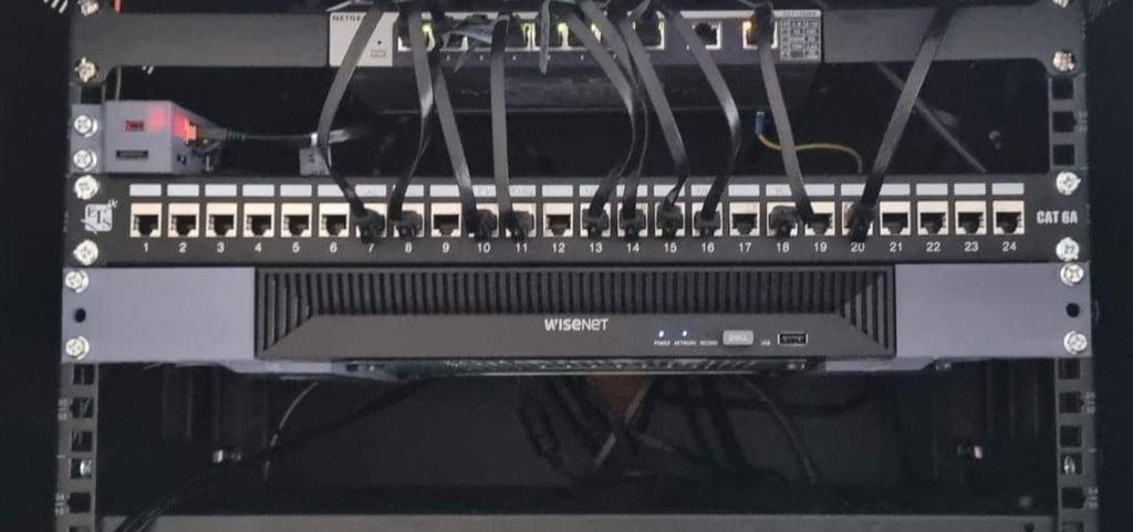 1RU Server Rack Mounting Bracket til NVR