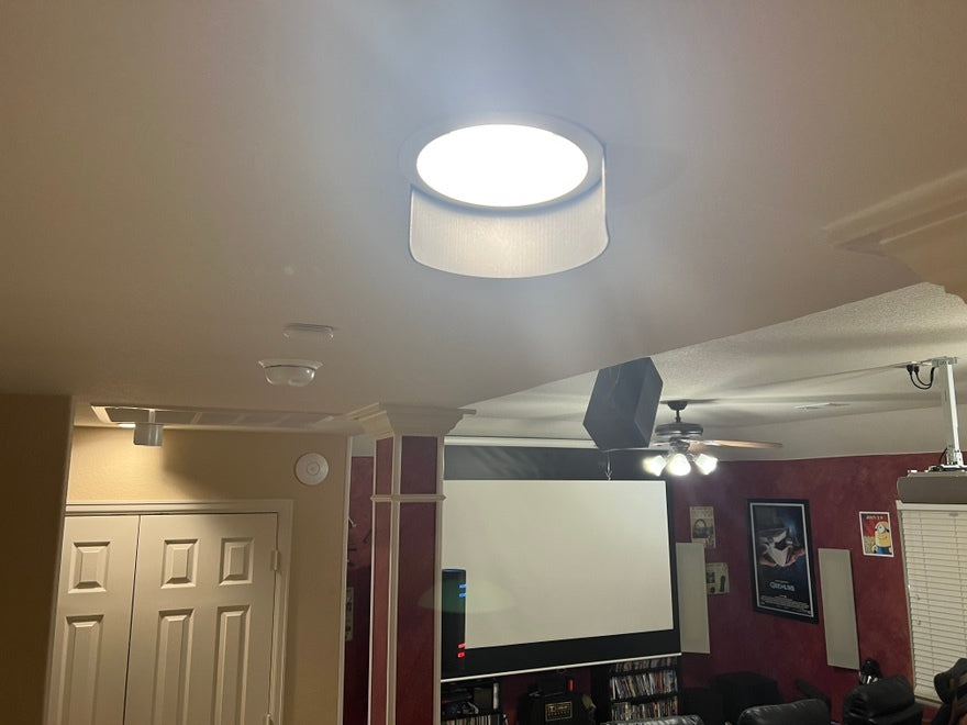 Recessed Can Light Glare Shield til projektorskærme og OLED-displays