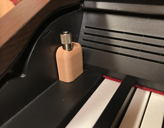Hovedtelefon Adapter Holder til Digital Piano og Guitarforstærkere