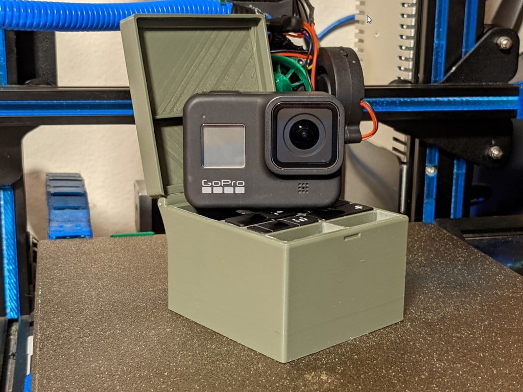 GoPro Hero 8 Carry Case med plads til 6 batterier