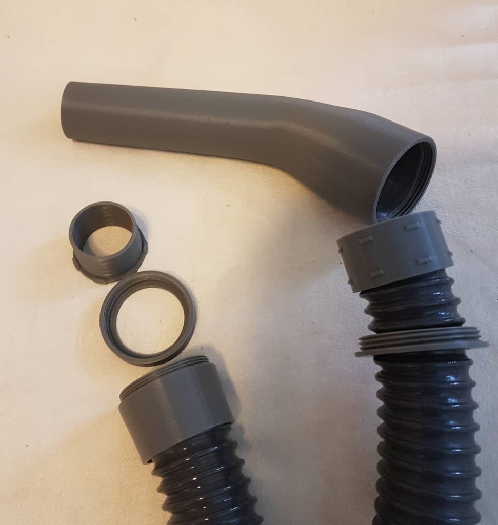 Svingbart støvsuger slangeconnector til 35mm og 40mm slanger