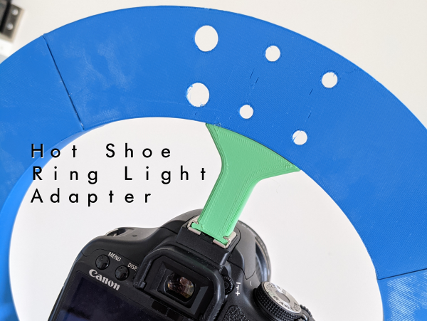 Hot Shoe Adapter til Ring Light Kamera