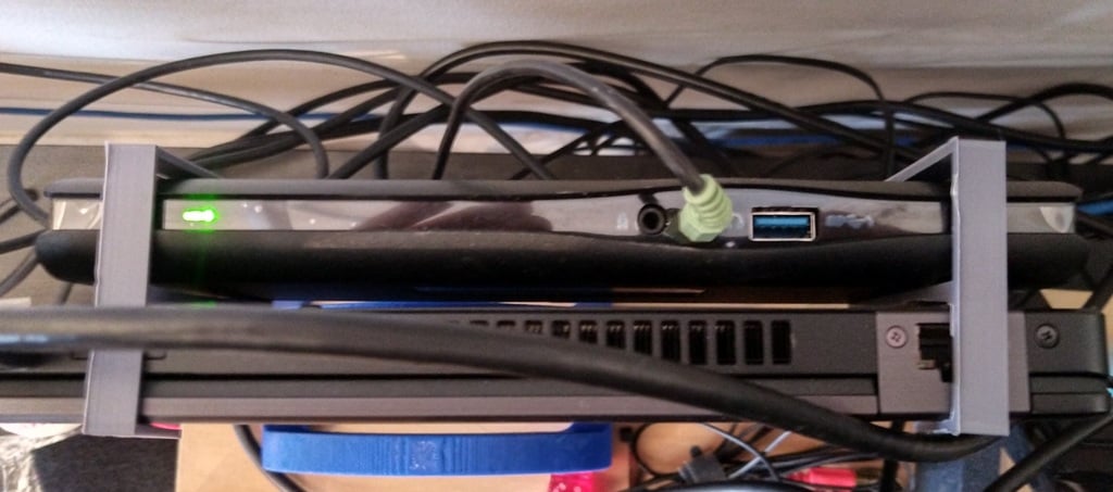 Vertikal USB Dock Laptop Mount til Kensington, Dell og Lenovo