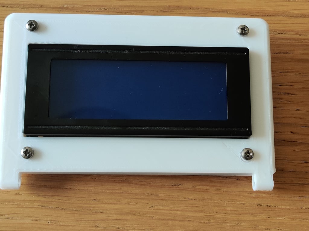 Fleksibel LCD2004 stand med holder til Arduino nano og Raspberry pi zero
