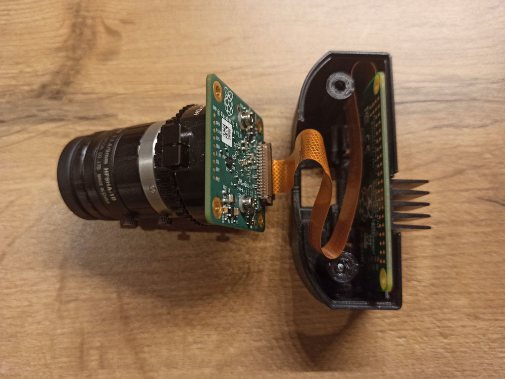 Slim Raspberry Pi høj kvalitets kamera etui
