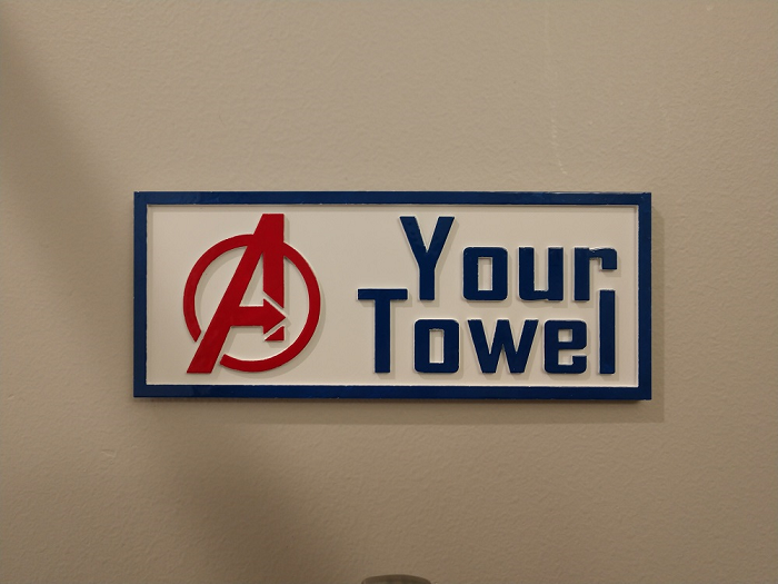 Avengers Håndklædehanger til Badeværelset