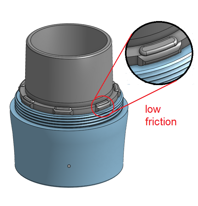 Svingbart støvsuger slangeconnector til 35mm og 40mm slanger