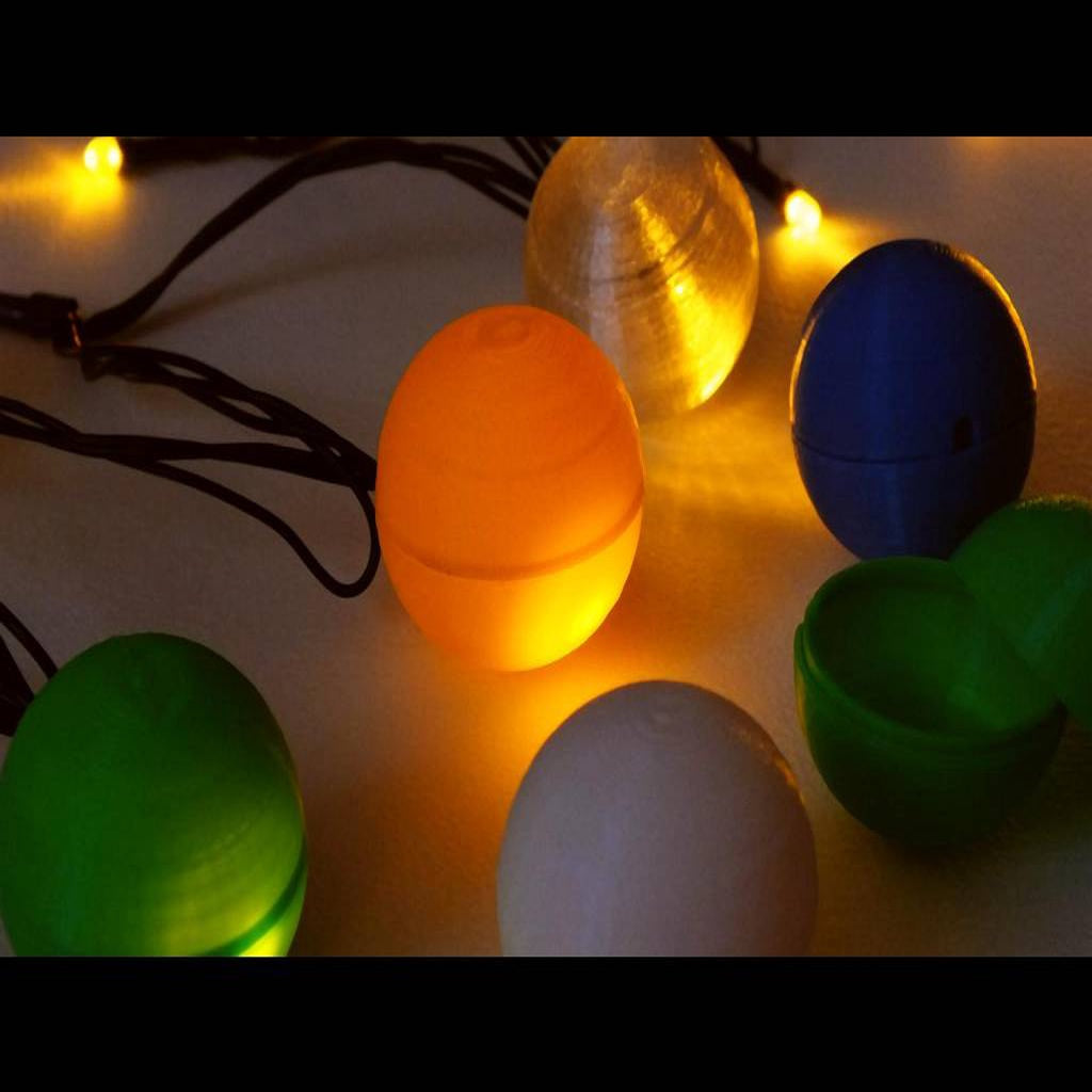 LED Juletræskugle med Lys