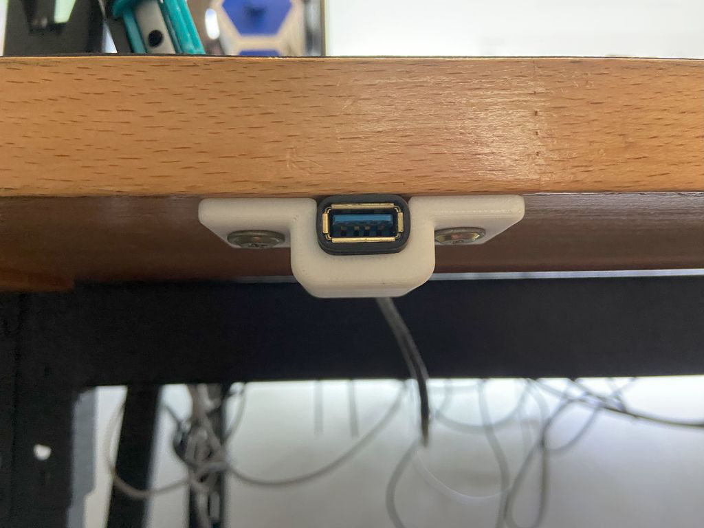 Under Desk USB Port Mount til Kontor Tilbehør