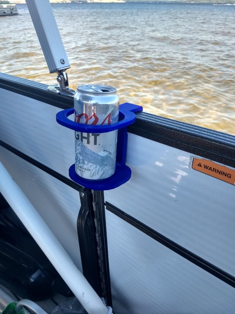 Clip-on kopholder til pontoon båd
