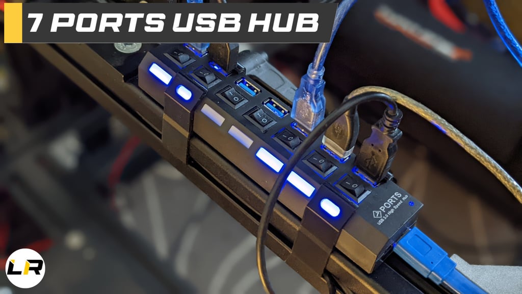 USB-hub-monteringsbeslag til 8040 4040 aluminium ekstruderinger