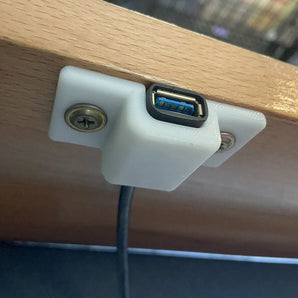 Under Desk USB Port Mount til Kontor Tilbehør