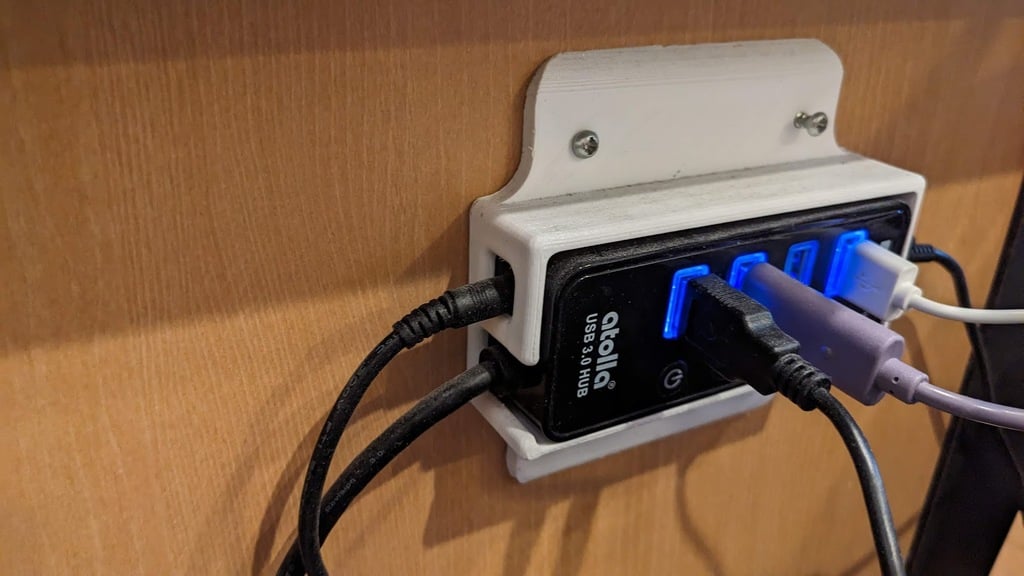 Atolla USB Hub Vægmontering