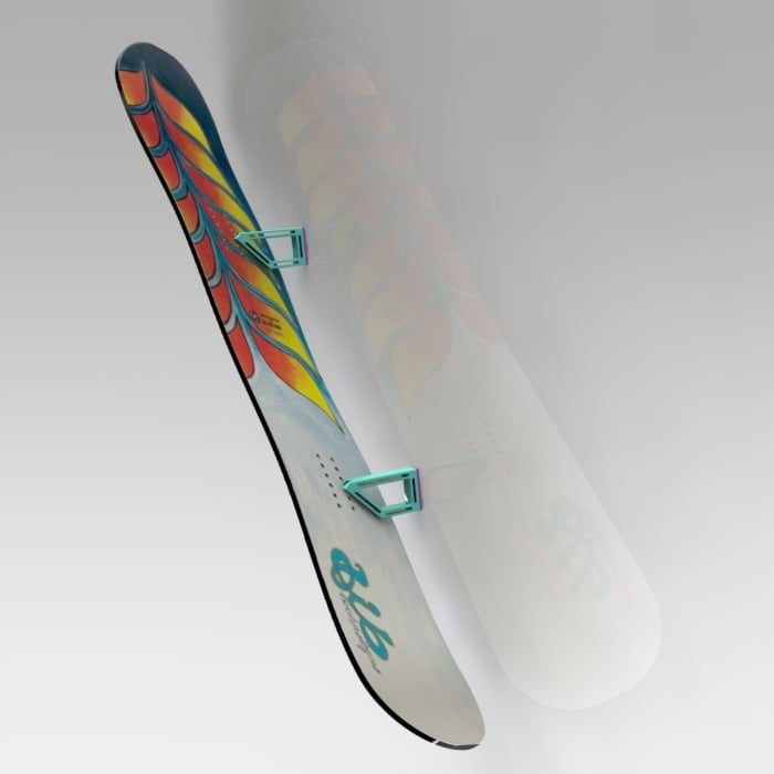 Simpel Vægmonteret Snowboard Holder