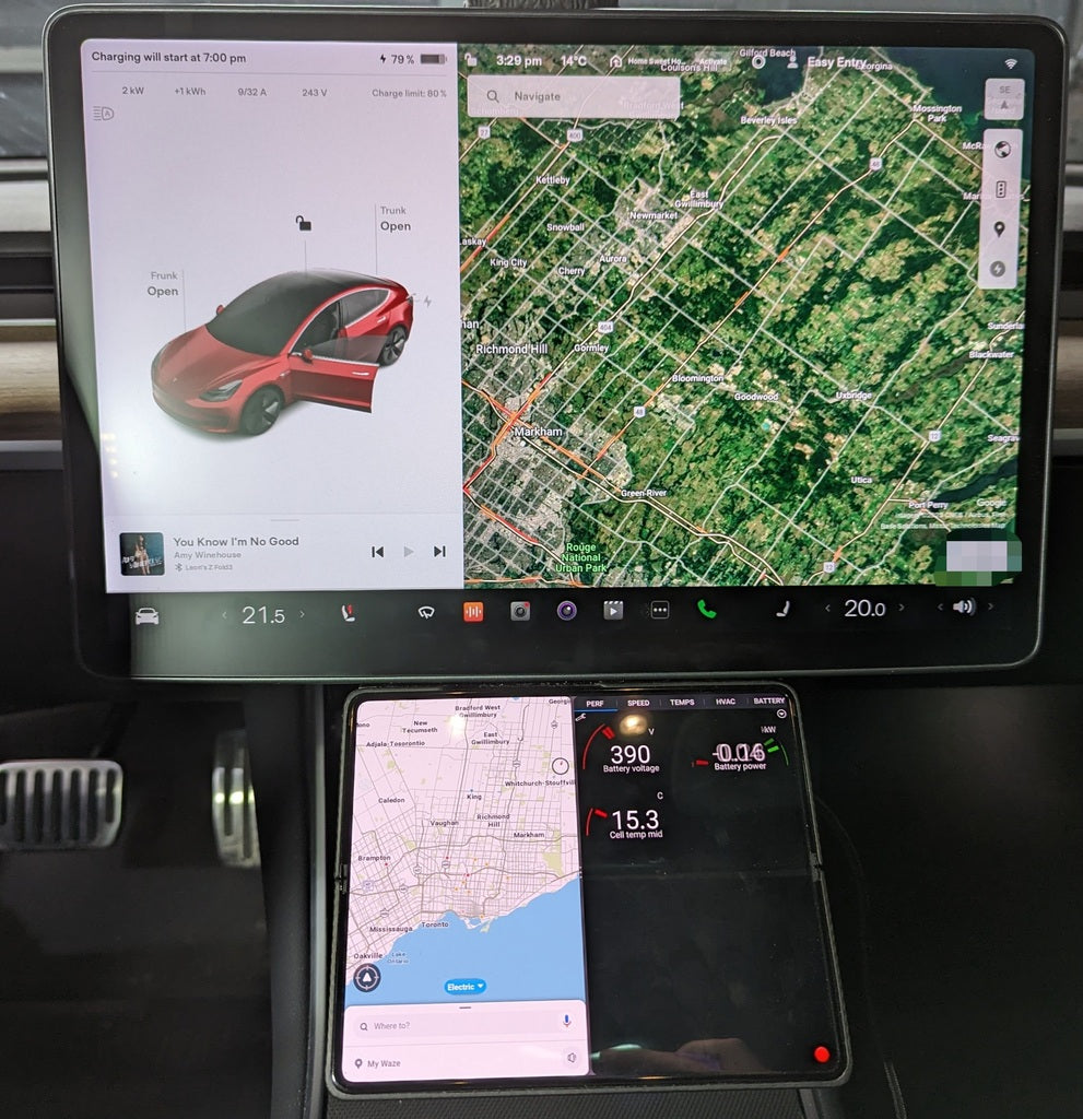 MagSafe telefonholder til Tesla Model 3/Y