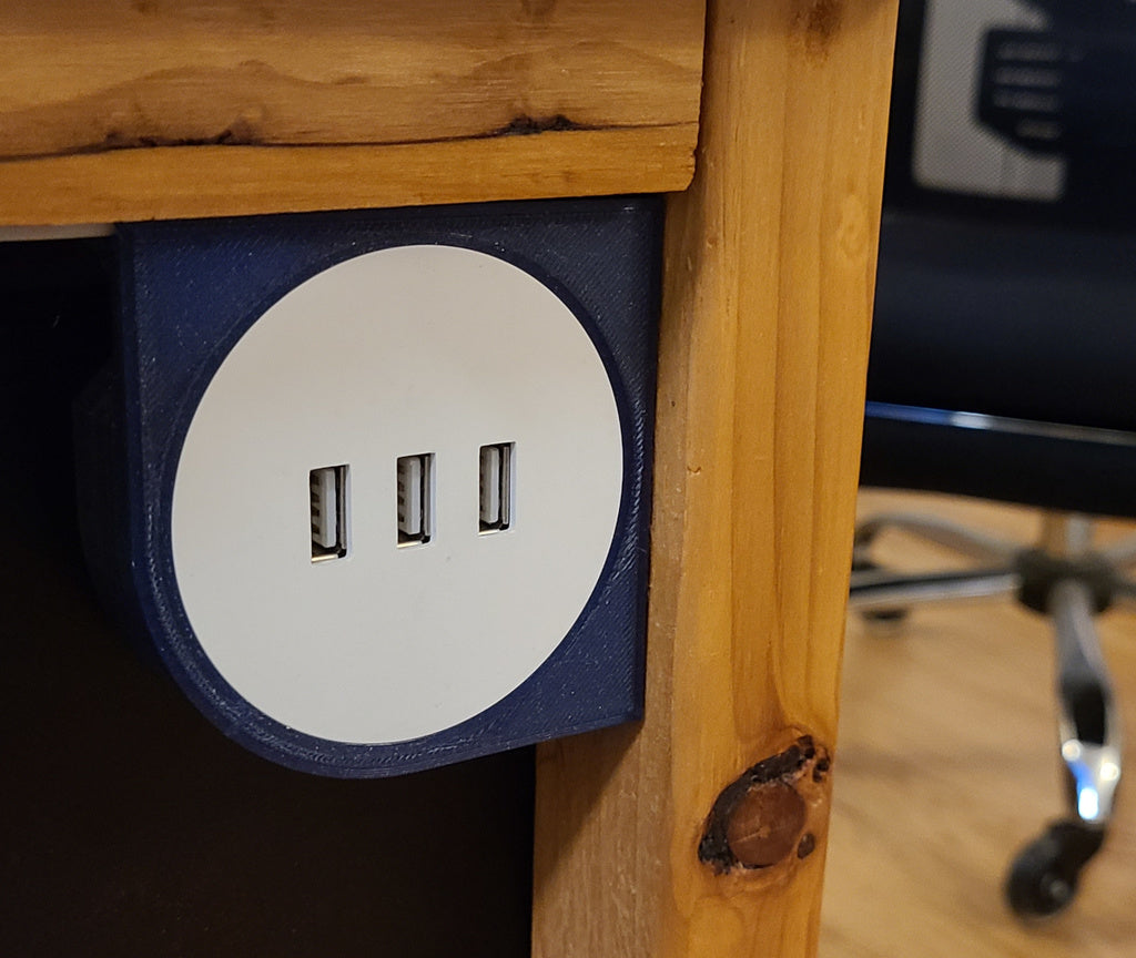 Ikea Nordmarke USB oplader beslag til møbelmontering