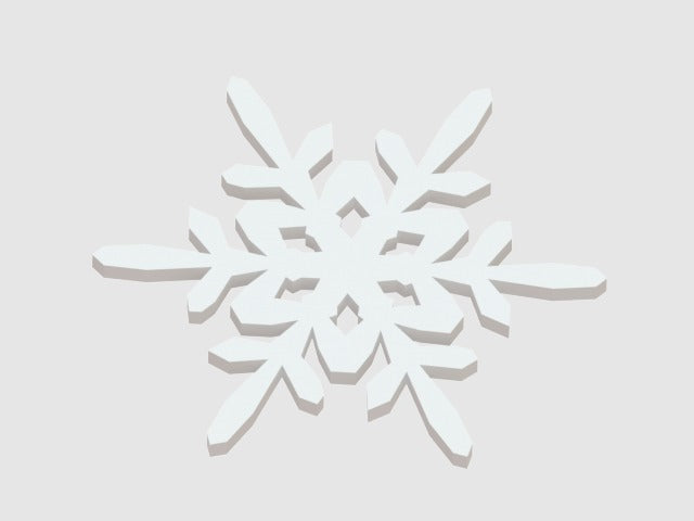 Juletræsdekoration "Snowflakes"